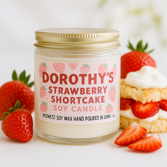 Dorothy's Strawberry Shortcake Soy Candle